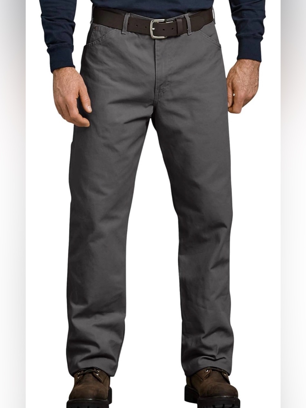 Dickies Men's Dark Gray Work Chinos
